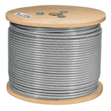 300m Cable Acero Recubierto Flexible 7x19 Hilos 3/16'' (5mm)