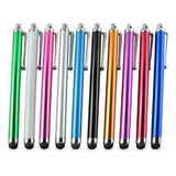 Zeimax 10 Pcs Stylus Set Aqua Azul / Negro / Rojo / Rosa / P