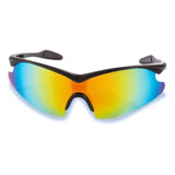 Gafas De Sol Antirreflejos Tac Glasses Color Negro Lente Polarizado Armazón Negro