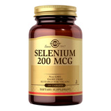 Selenium 200 Mcg Solgar 100 Tabletas