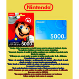Tarjeta Digital Para Nintendo Eshop 5000 Yenes, Japon