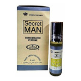 1x Secret Man Perfume Árabe Al Rehab Roll On 6 Ml Original 