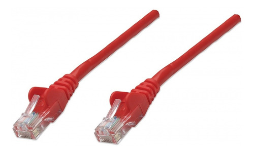 Cable De Red Patch Cat6 Intellinet Rj45 3 Metros Rojo