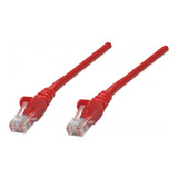 Cable De Red Patch Cat6 Intellinet Rj45 3 Metros Rojo