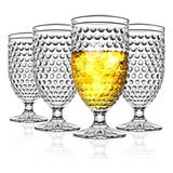 Hobnail Copas De Cristal De 16,9 Onzas, Copas De Vino Con Ta