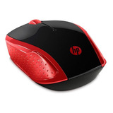 Hp Mouse Inalámbrico Rojo 200