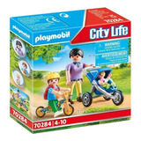 Playmobil City Life 70284 Mamá Con Niños