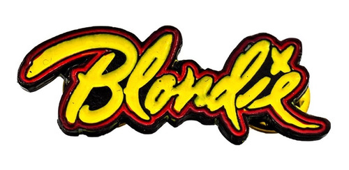 Pin Blondie Prendedor Metalico Rock Activity 