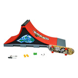 Kit Skate Park Com Rampa Pista Skate De Dedo Skate Rampa Dupla