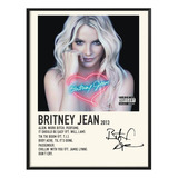 Poster Britney Spears Album Tracklist Britney Jean 80x40