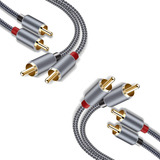 Cable Rca, 2 Cables Estéreo Rca, [6 Pies/1,8 M], Doble Blind