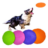 Brinquedo Mini Disco Frisbee Borracha Cachorro Cães Pets