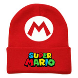 Gorro De Lana Con Estampado Periférico New Mario 2023, Gorro