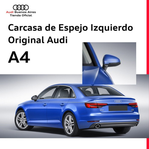 Cacha Carcasa De Espejo Izquierdo Audi 8t0-857-527-d-gru Foto 5