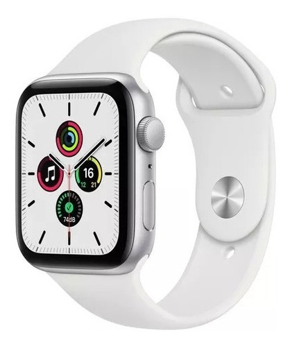 Apple Watch Se (gps, 44mm) Caixa De Alumínio Galactic Silver