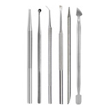 Kit Instrumentos Cutelaria Inox Manicure Unha Profissional