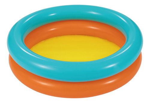 Pileta Inflable 2  Anillos Bebes, Pelotero 36.5 Lt