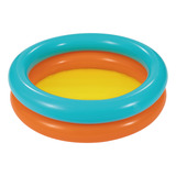 Pileta Inflable 2  Anillos Bebes, Pelotero 36.5 Lt