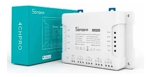 Sonoff 4ch Pro R3  4 Canales - Pulso - Contacto Seco - Rf