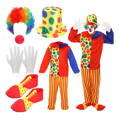 Funtery Juego De 6 Piezas De Disfraz De Payaso Que Incluye D
