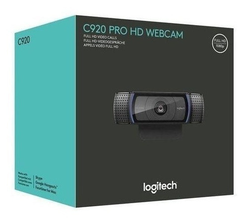 Webcam Logitech C920s Hd Pro Full Hd C/ Microfone