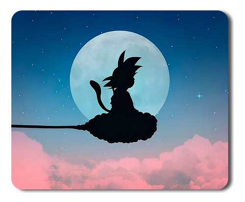 Pad Mouse -mouse Pad Silueta Goku Nube Voladora- Dragon Ball