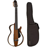 Violão Vazado Nylon Yamaha Slg200n Elétrico Silent + Bag