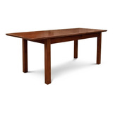 Mesa De Madera Extensible Patria 1.60  A 2 Mts Caoba 