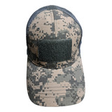 Jockey Gorra Militar Camuflaje Para El Sol Malla Parches.