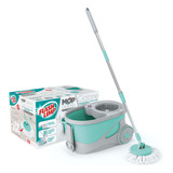 Mop Giratório Ciclone 20 L Rodinhas Cesto Cabo Inox Mop7290