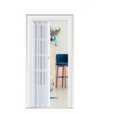 Puerta Plegable Acordeon Con Ventanillas 90x200cm Finlandia