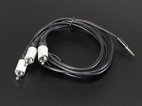 Adafruit 2881 A/v And Rca Composite Video, Audio Cable For R