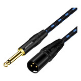 Cable Desbalanceado Ts De 1/4 Pulgada Macho Xlr Macho, ...