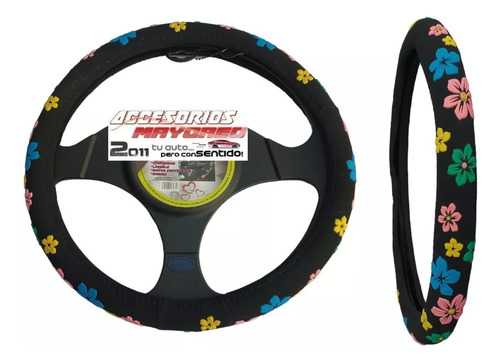 Funda Cubre Volante Flores M004 Nissan Tsuru 2008