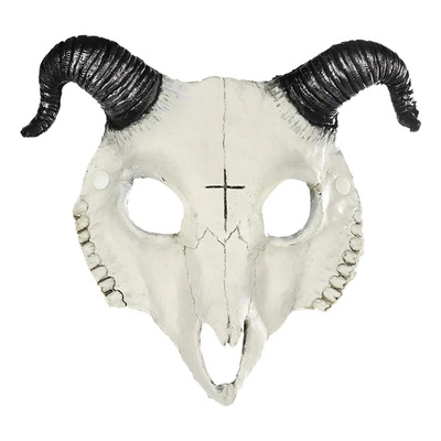 Máscara De Calavera De Cabra De Cosplay De Halloween Cara K