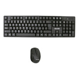 Combo Teclado Y Mouse Inalámbrico Usb Falcom Kb601+mo500