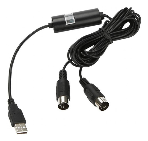 Convertidor De Cable De Entrada Universal Midi A Usb