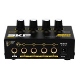 Amplificador De Fones Estéreo 4 Canais Ha420 Skp Pro Audio