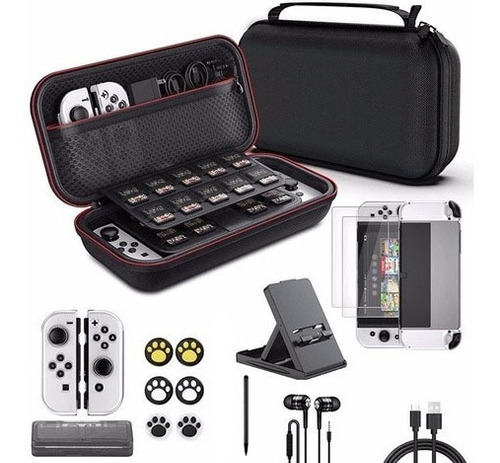 Set De Accesorios Para Nintendo Switch, Negro