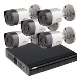 Kit Seguridad Dahua Dvr 8 + 5 Camaras 2mp 1080p Exterior