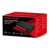 Hub Switch De 5 Portas 10/100/1000 Mbps Ms105g Mercusys