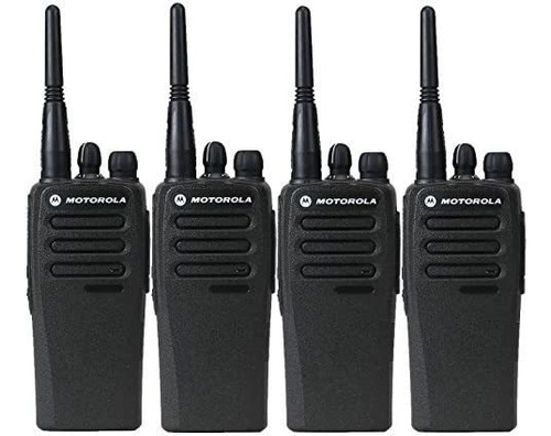 4 Radios Bidireccionales Motorola Cp200d Uhf 70 Db -negro