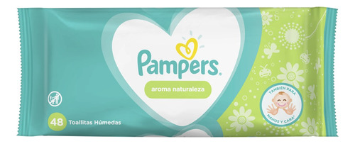 Toallitas Húmedas Pampers Aroma Naturaleza 48 U