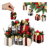 12 Cajas De Regalo Árbol De Navidad, Decoración De Re...