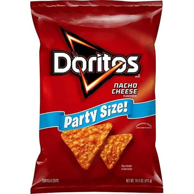 Doritos Nacho Cheese Party Size 411g | Envío gratis