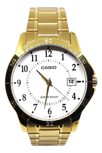 Reloj Casio Caballero Original Mtp-v004g-7b