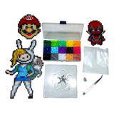 Pack 5mm Hama/perler/arktal Beads 15 Colores + Accesorios