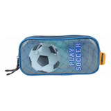 Lapicera Escolar Balon Play Soccer Vs3473 Color Azul