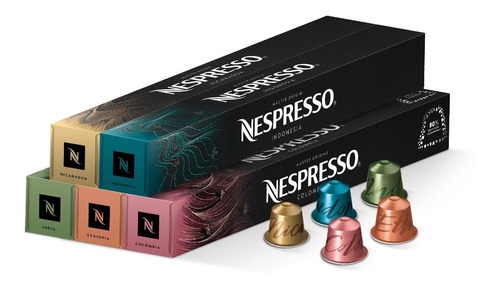 Cápsulas Café Nespresso Pack Master Origin X 50