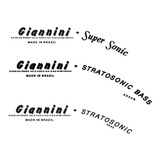 Logo (decal) Gianninii Stratosonic Ou Super Sonic = Anos 70